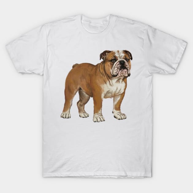 Bulldog T-Shirt by asteltainn
